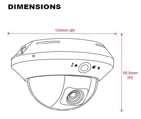 AVTECH AVM328 1,3MP - Kamery kopukowe IP